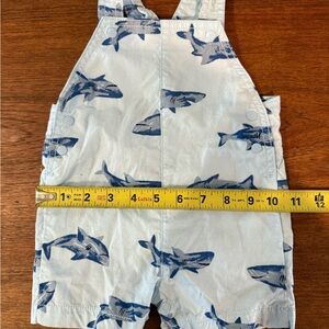 Carter's Blue Shark Print Overalls